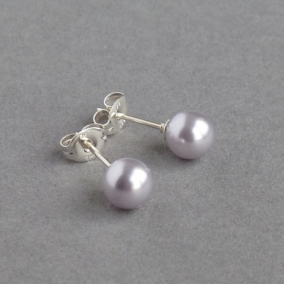 Jared The Galleria Of Jewelry Jewelry - NEW! Purple Round Cultured Pearl Earrings